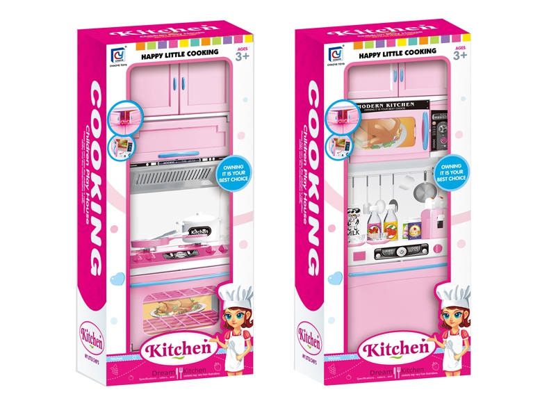 KITCHEN SET W/LIGHT & MUSIC 2ASST INCLUDE 3*AG13 - HP1114825