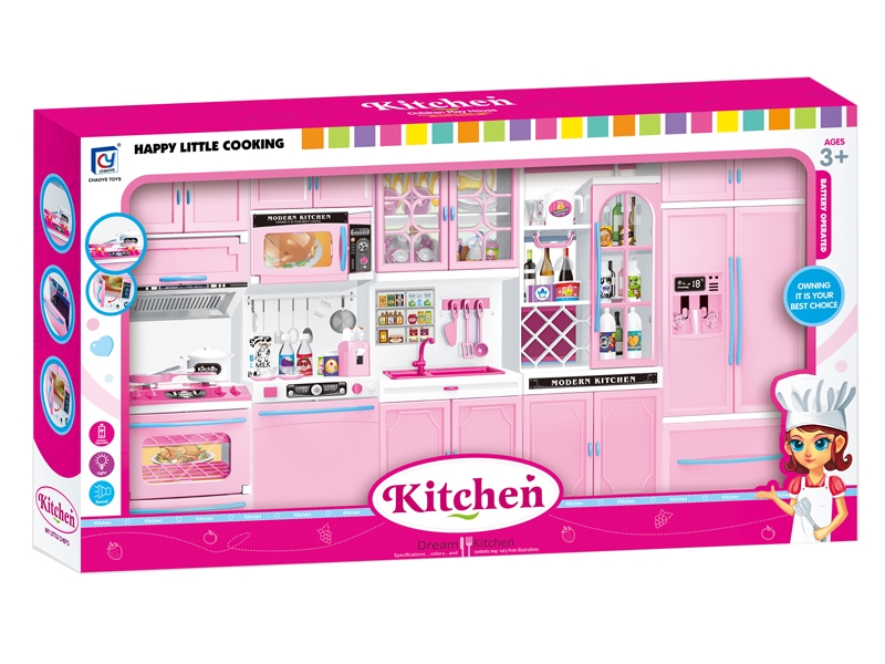 KITCHEN SET W/LIGHT & MUSIC INCLUDE 3*AG13 - HP1114833