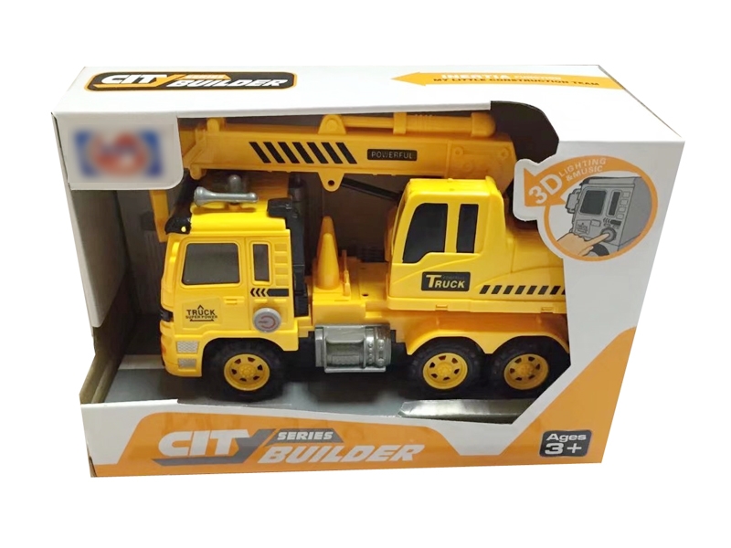 FRICTION CONSTRUCTION TRUCK W/LIGHT & MUSIC INCLUDE 3*AG13 - HP1114854