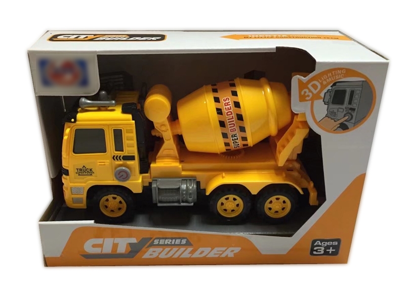 FRICTION CONSTRUCTION TRUCK W/LIGHT & MUSIC INCLUDE 3*AG13 - HP1114855
