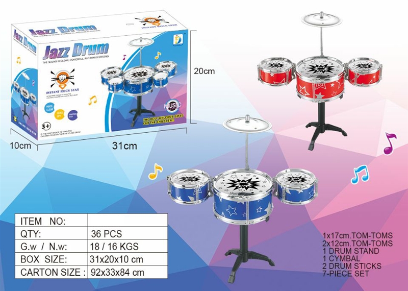JAZZ DRUM RED/BLUE - HP1114920
