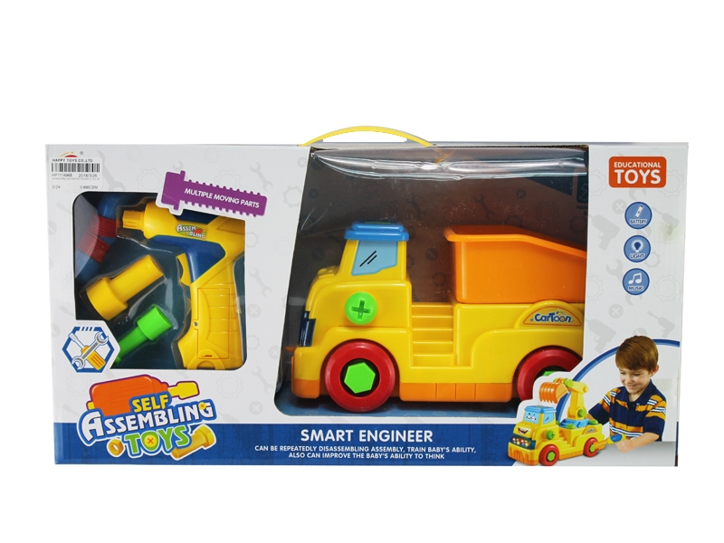 ASSEMBLE FREE WAY CONSTRUCTION CAR W/TOOL SET - HP1114948