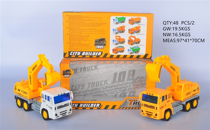 FRICTION CONSTRUCTION CAR YELLOW/WHITE - HP1114983