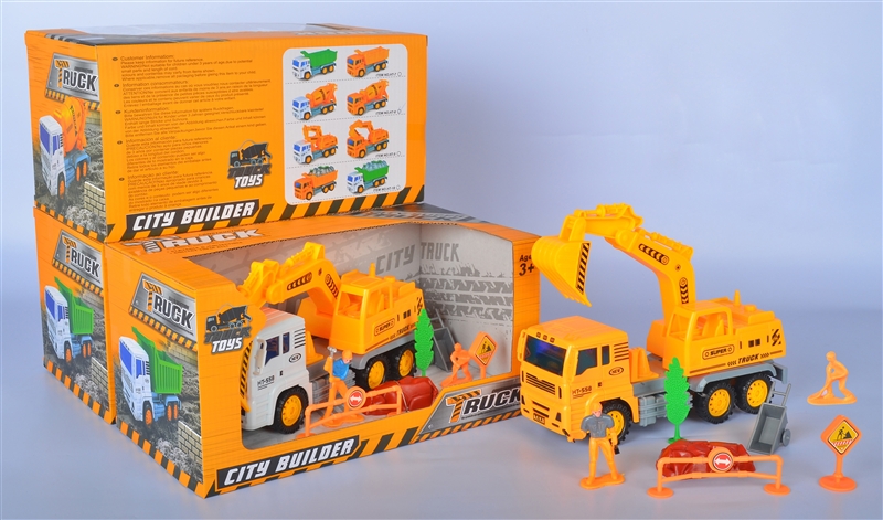 FRICTION CONSTRUCTION CAR YELLOW/WHITE - HP1114984