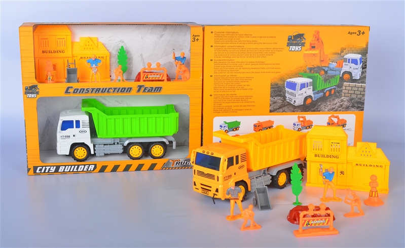 FRICTION CONSTRUCTION CAR YELLOW/WHITE - HP1114986