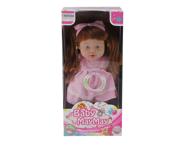36CM搪胶女娃带六声IC2色 - HP1115061