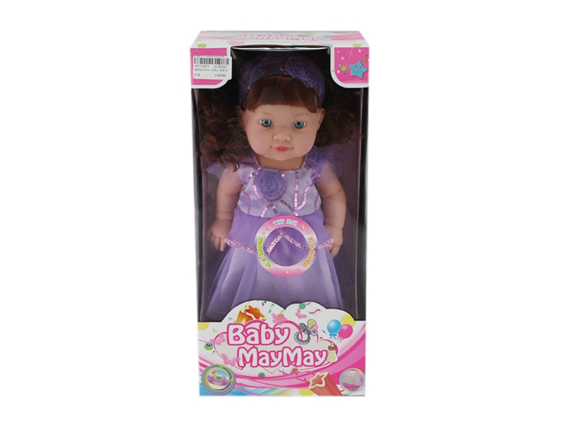 38CM VINYL DOLL W/6 IC - HP1115073