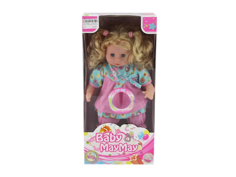 36CM COTTON BODY DOLL W/6 SOUND IC - HP1115080