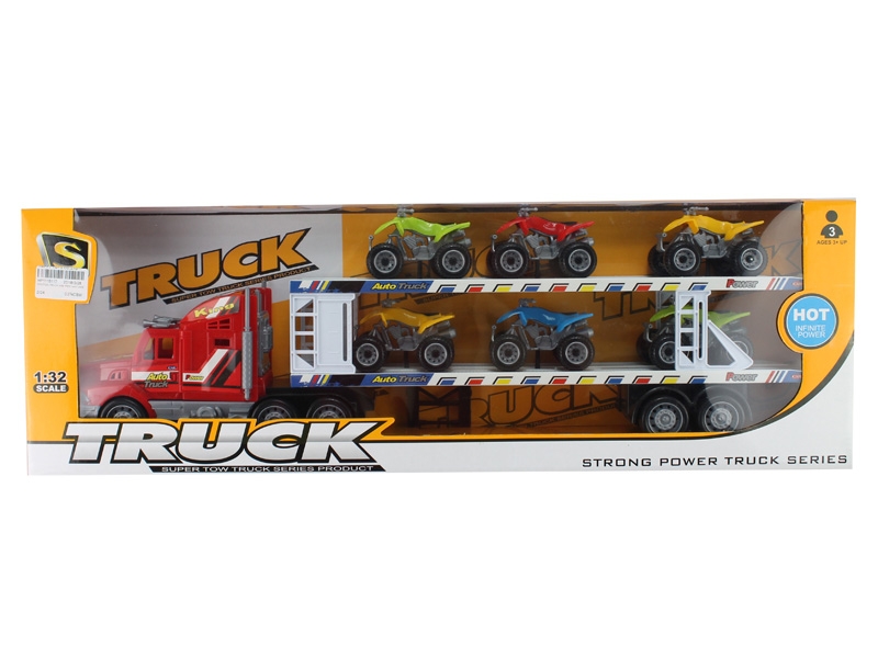 FRCITION TRUCK W/6 FREE WAY CARS - HP1115117