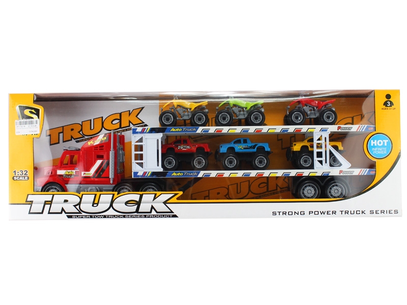 FRCITION TRUCK W/6 FREE WAY CARS - HP1115118