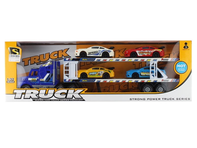 FRCITION TRUCK W/4 FREE WAY CARS - HP1115119