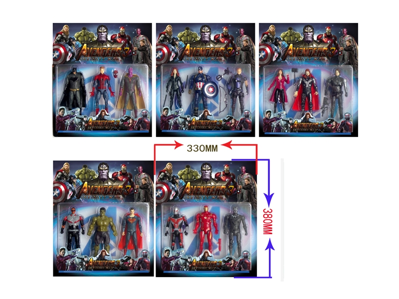 AVENGERS SET 5 ASST.W/LIGHT - HP1115320