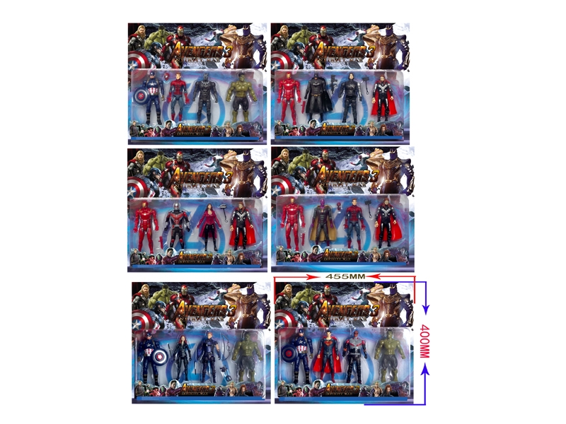 AVENGERS SET 6 ASST.W/LIGHT - HP1115321