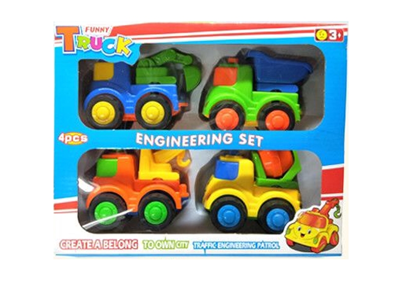 FRICTION CONSTRUCTION CAR 4 ASST., 4 COLORS - HP1115406