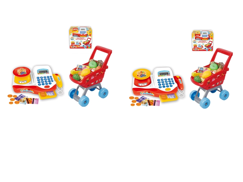 CASH REGISTER W/LIGHT & SOUND W/SHOPPING CART - HP1115411