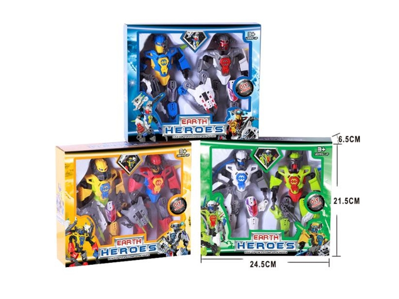 BUILDING BLOCKS ROBOT 6 ASST. - HP1115812