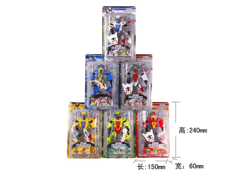 BUILDING BLOCKS ROBOT 6 ASST. - HP1115813