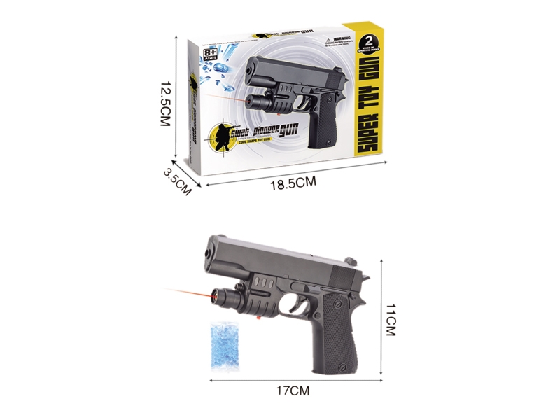 WATER BULLET SHOOTING GUN W/LIGHT - HP1115927