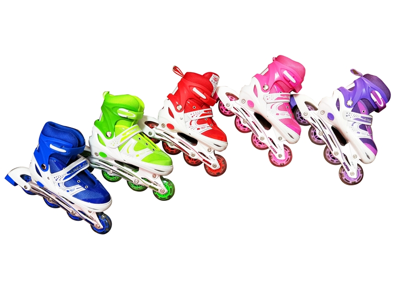 SKATING SHOES,M:34-37CM,BLUE,GREEN,RED,PINK,PURPLE - HP1116028