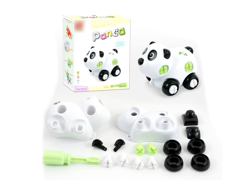 ASSEMBLE CARTOON PANDA 17PCS - HP1116136
