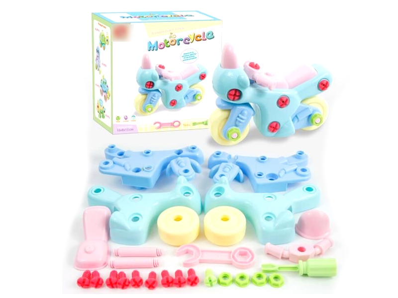 ASSEMBLE CARTOON MOTORBIKE 29PCS - HP1116142