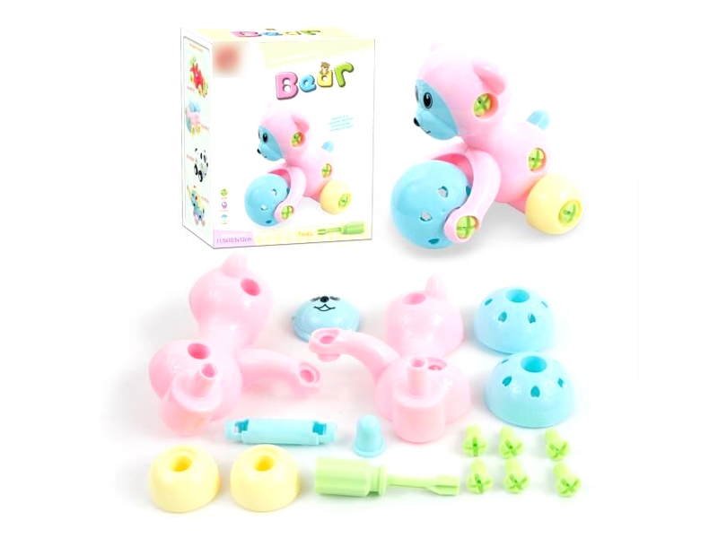 ASSEMBLE CARTOON PANDA 16PCS - HP1116153