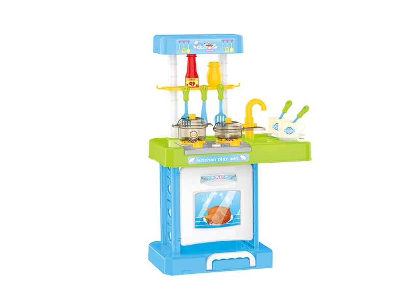 KITCHEN SET W/LIGHT & SOUND 28PCS - HP1116179