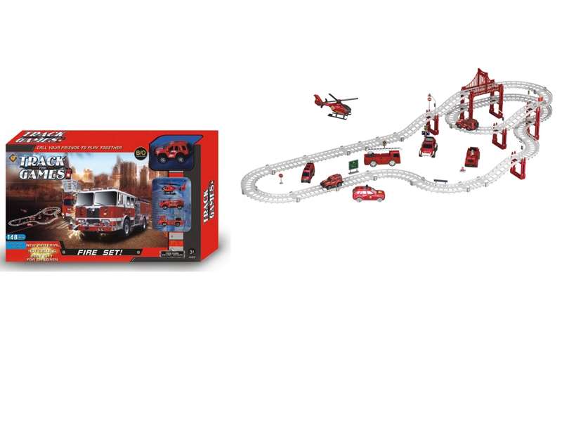 B/O RAIL CAR W/ DIE CAST FIRE CONTROL SET - HP1116210