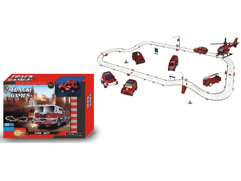 B/O RAIL CAR W/ DIE CAST FIRE CONTROL SET - HP1116231