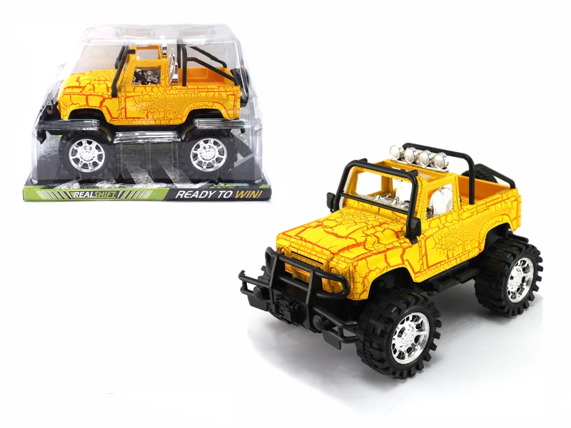 FRICTION CAR YELLOW & WHITE - HP1116453