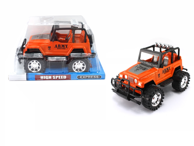 FRICTION CAR ORANGE & YELLOW - HP1116462