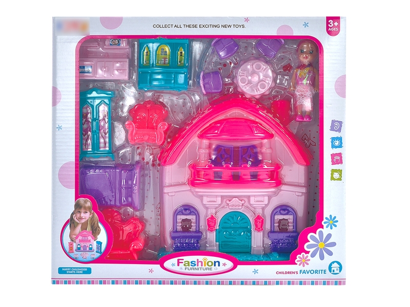 FURNITURE SET W/DOLL - HP1116772