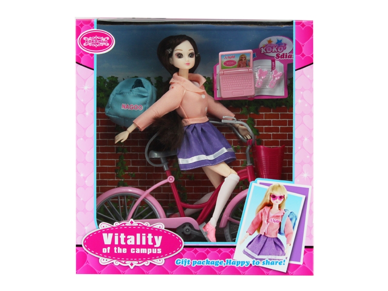 JOINTS BODY DOLL W/BICYCLE & ACCESSORIES - HP1116818