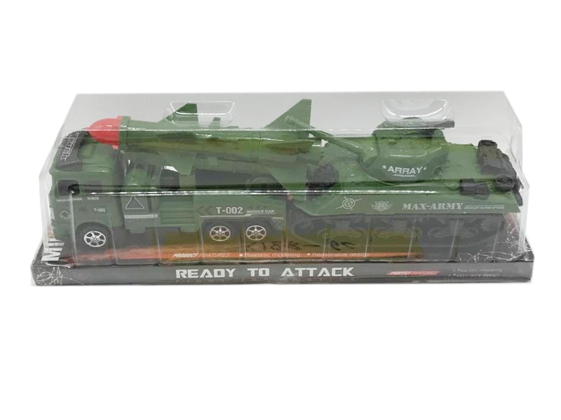FRICTION MILITARY CAR W/TANK - HP1116847