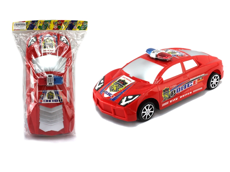 FRICTION POLICE CAR RED &  BIU & YELLOW - HP1116921