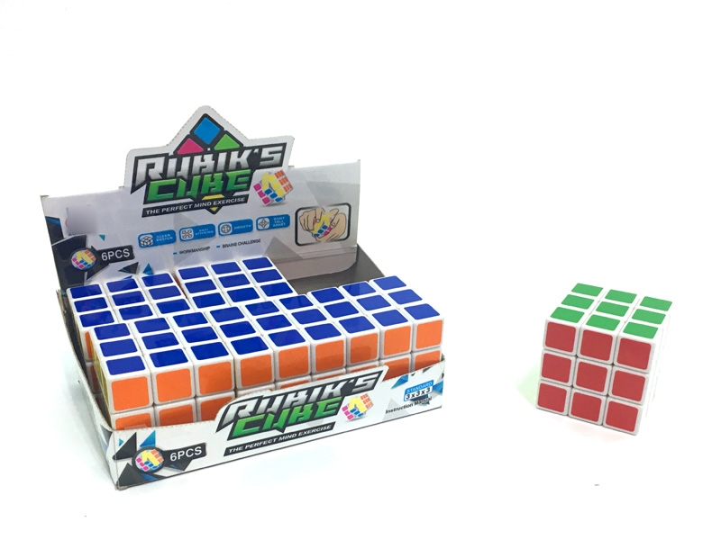 5.7CM HEAT TRANSFER MAGIC CUBE 6PCS/DISPLAY BOX - HP1116973