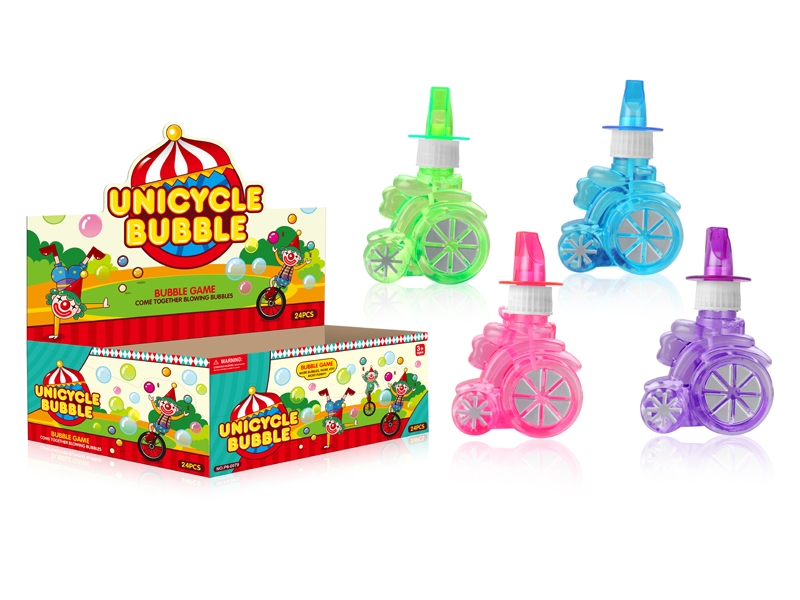 BUBBLE TOYS W/WHISTLE（4 COLORS）24PCS/DISPLAY BOX - HP1117049