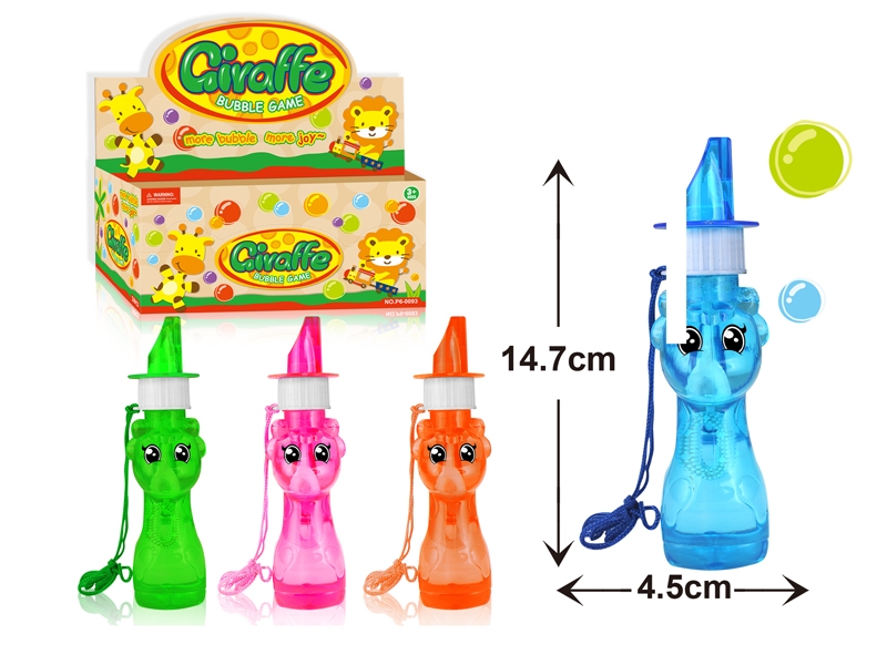 BUBBLE TOYS W/WHISTLE（4 COLORS）24PCS/DISPLAY BOX - HP1117052