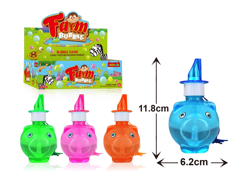 BUBBLE TOYS W/WHISTLE（4 COLORS）24PCS/DISPLAY BOX - HP1117054