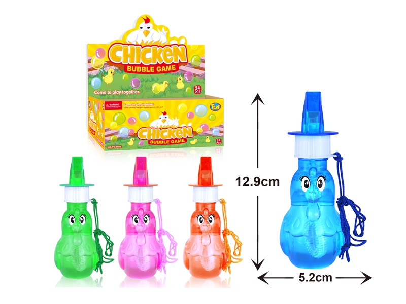 BUBBLE TOYS W/WHISTLE（4 COLORS）24PCS/DISPLAY BOX - HP1117058