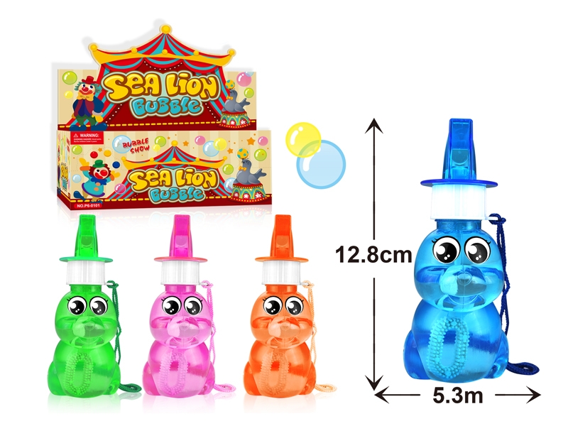 BUBBLE TOYS W/WHISTLE（4 COLORS）24PCS/DISPLAY BOX - HP1117059