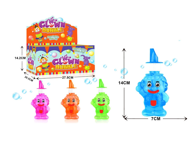 BUBBLE TOYS W/WHISTLE（4 COLORS）24PCS/DISPLAY BOX - HP1117065