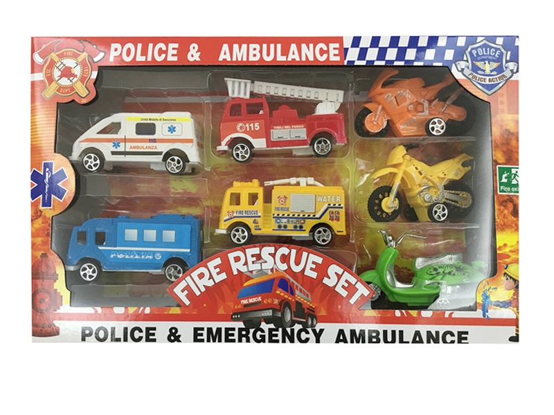 PULL BACK FIRE ENGINE TRUCK - HP1117178