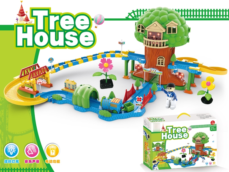 B/O RAIL TRAIN SET W/ LIGHT & MUSIC - HP1117701