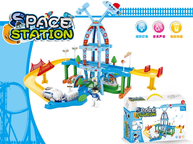 B/O RAIL TRAIN SET W/ LIGHT & MUSIC - HP1117709