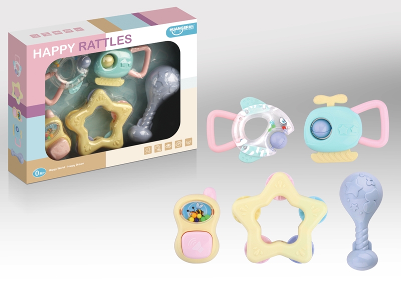 BABY RATTLE 5PCS - HP1117739