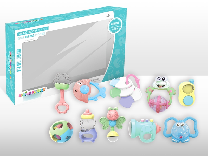 BABY RATTLE 10PCS - HP1118016