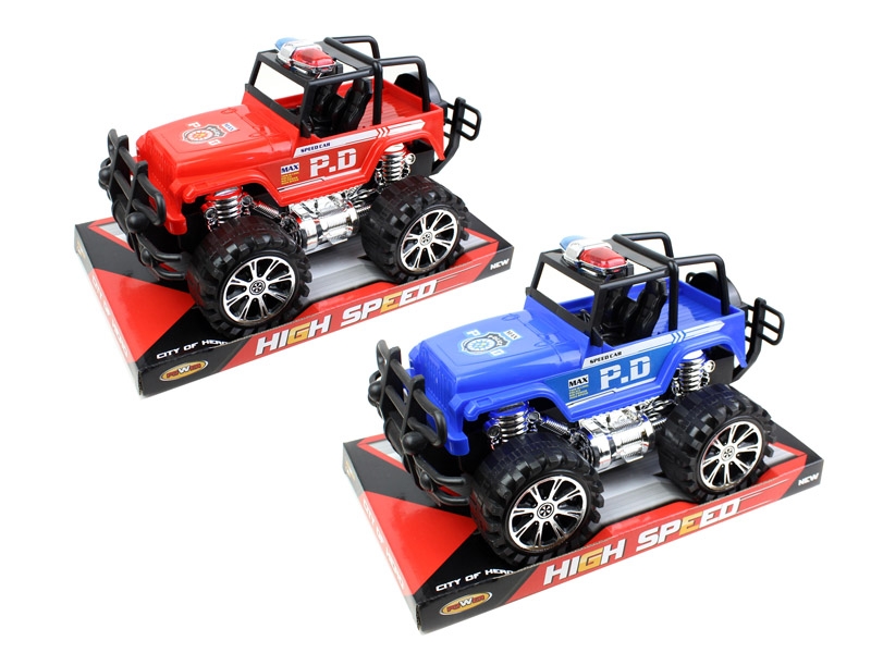 FRICTION POLICE CAR RED/BLUE - HP1118100