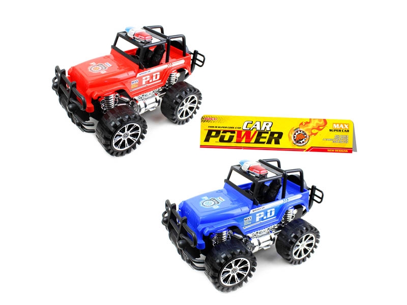 FRICTION POLICE CAR RED/BLUE - HP1118103