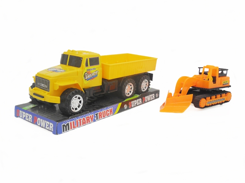 FRICTION CAR ORANGE & YELLOW & GREEN - HP1118132